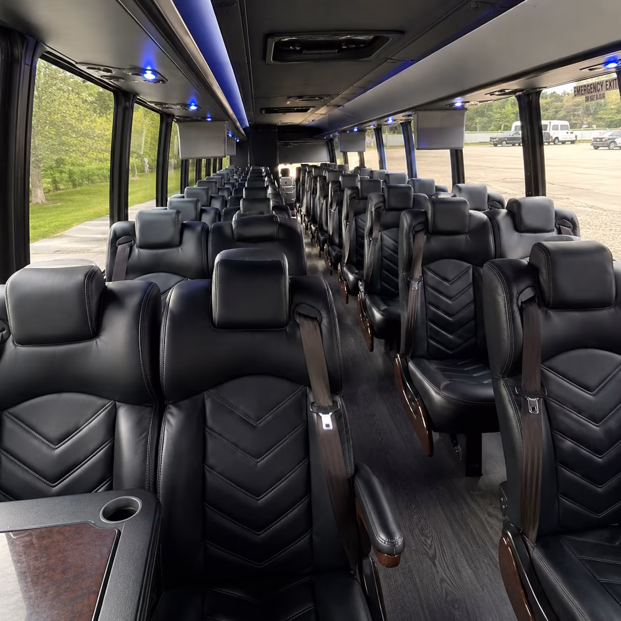castle rock employee transportation onboard seating
