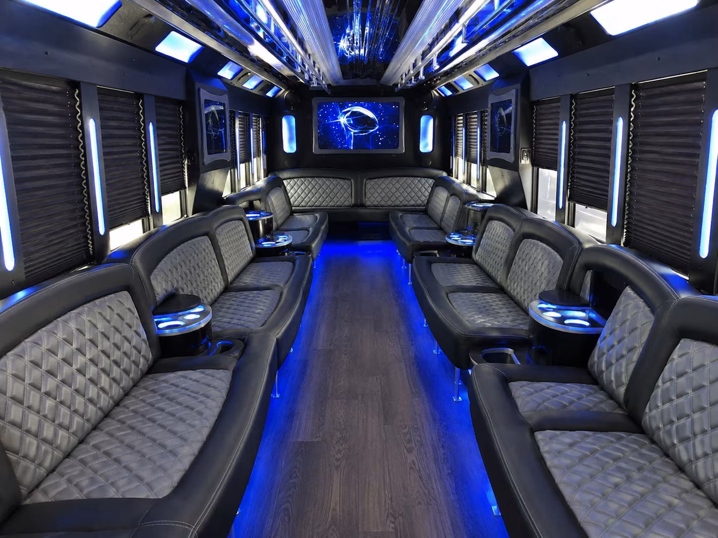 castle rock holiday party bus rental