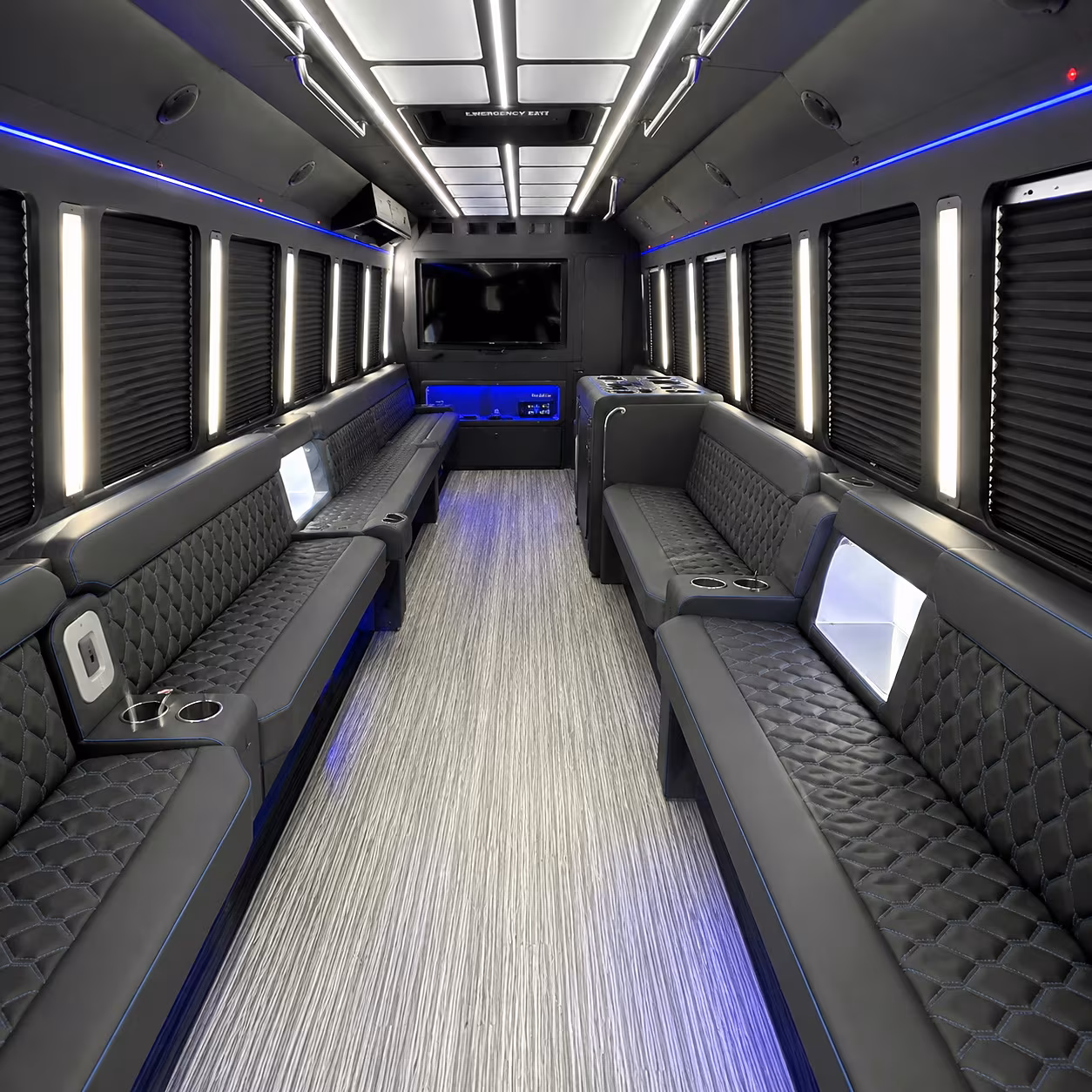 castle rock party bus rentals inside