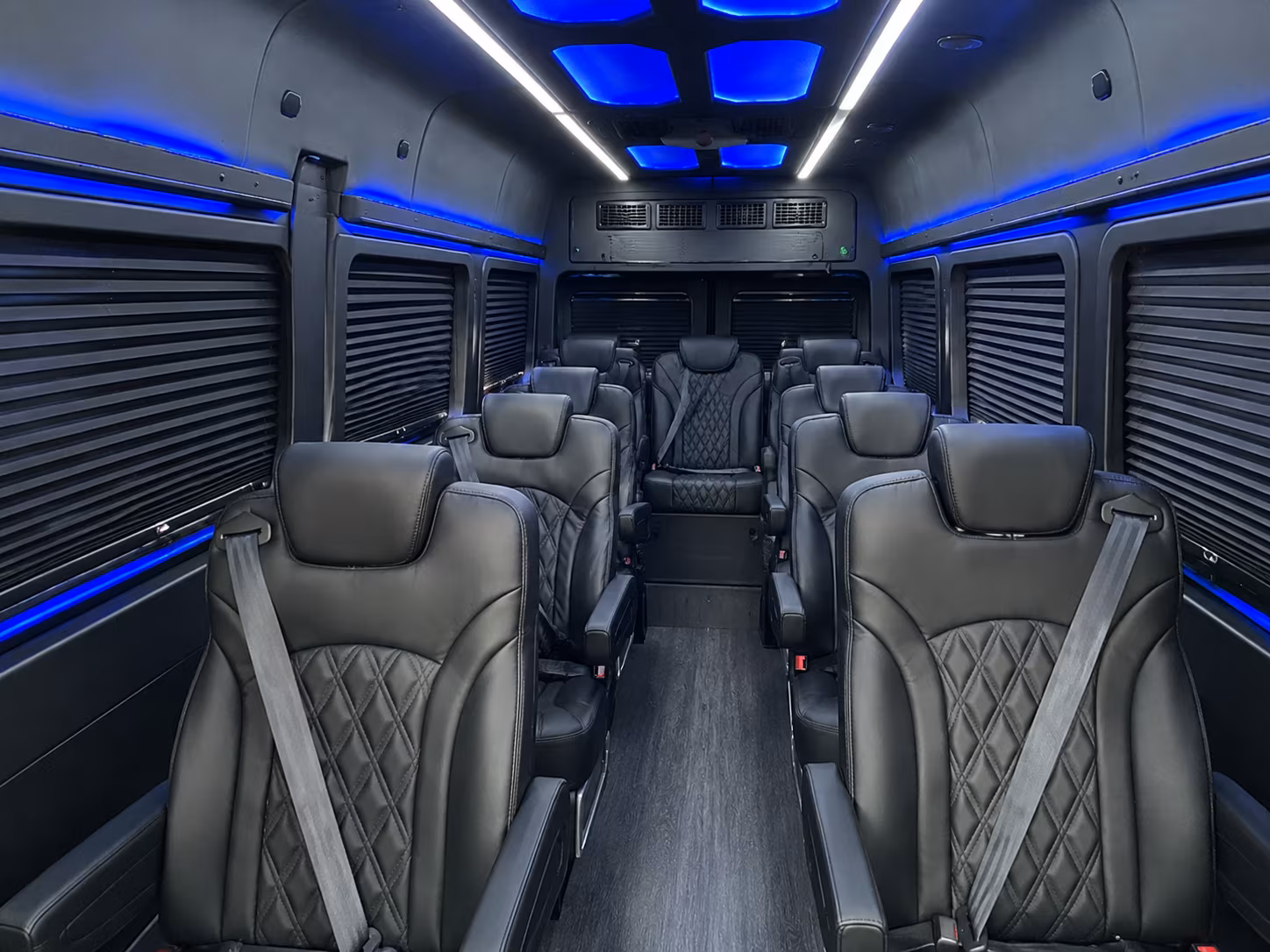 castle rock private event transportation onboard seating