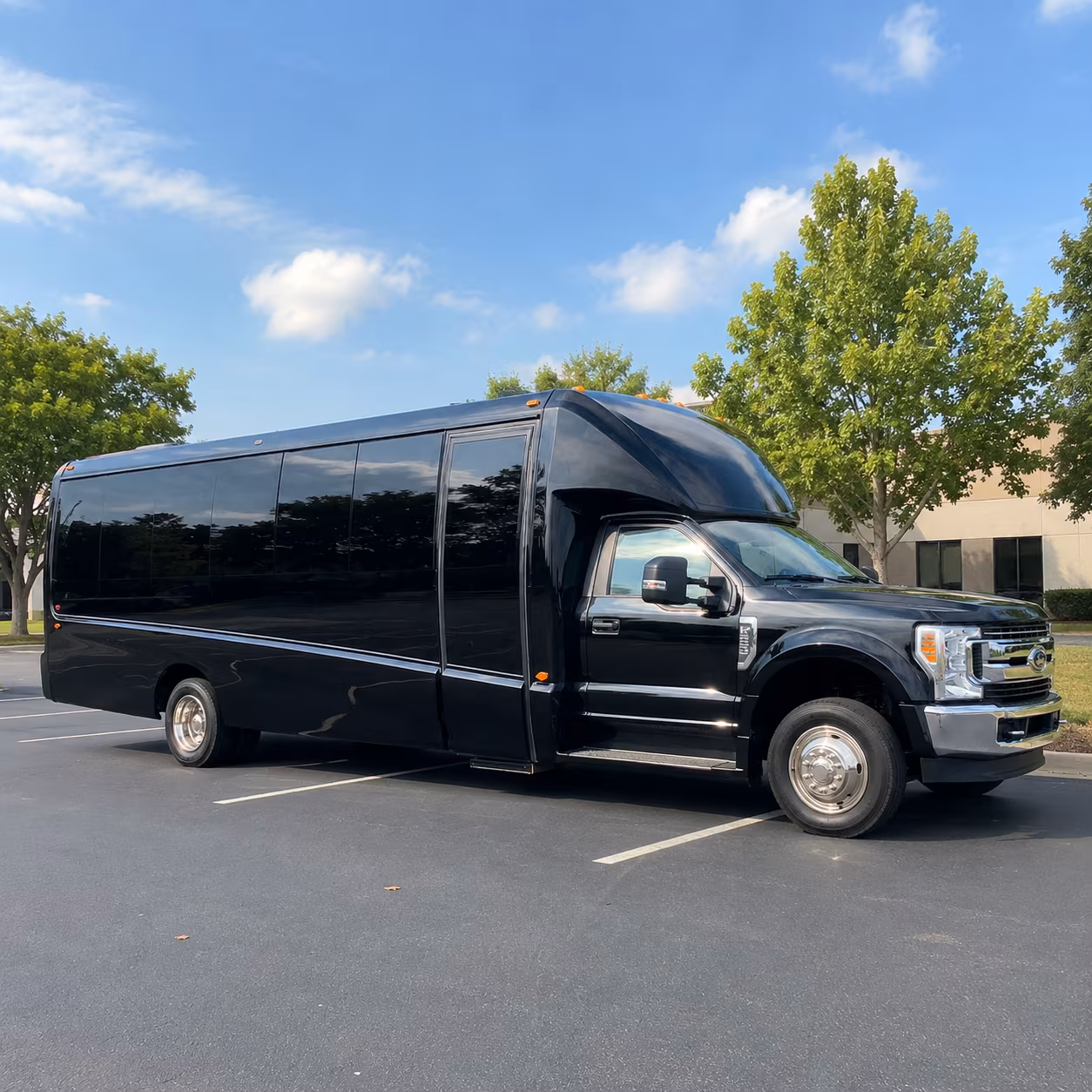 greenwood village comfortable charter bus rentals for greenwood village weddings