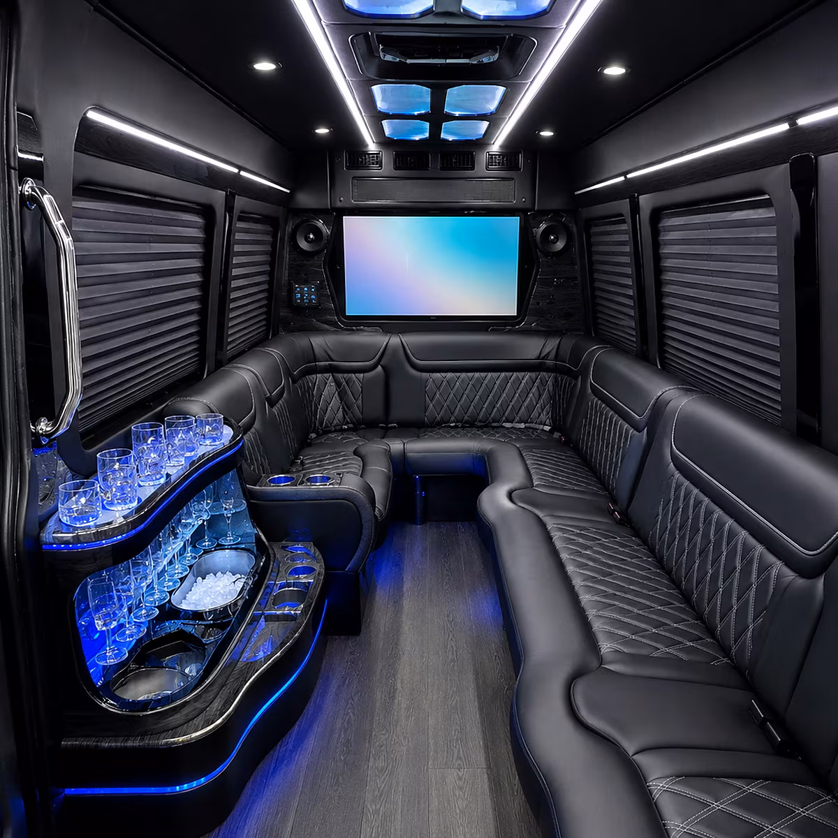 red rocks amphitheatre castle rock party bus rental