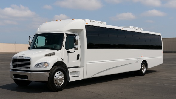 Exterior of Charter Bus Company Castle Rock's 15 Passenger Minibus in Castle Rock