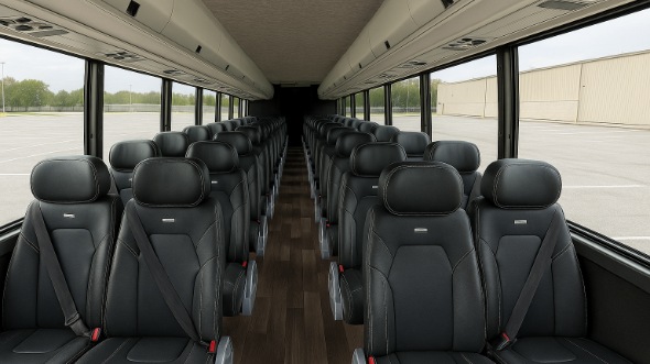 Interior of Charter Bus Company Englewood's 25 Passenger Mini bus in Englewood