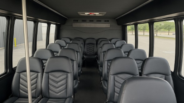 28 passenger minibus interior