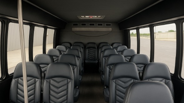 castle rock 20 passenger minibus inside