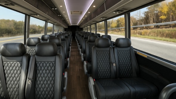 castle rock 20 passenger minibus interior
