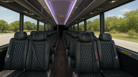 castle rock 25 passenger minibus inside