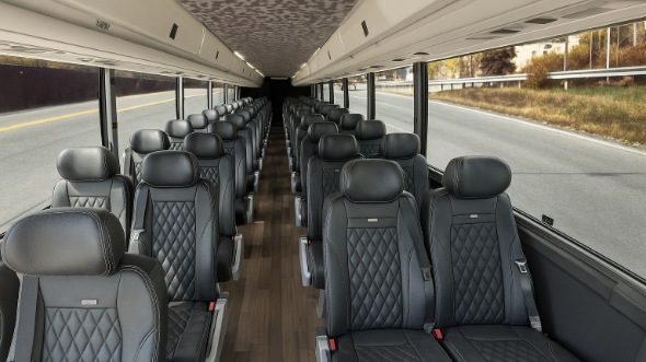 castle rock 30 passenger minibus inside