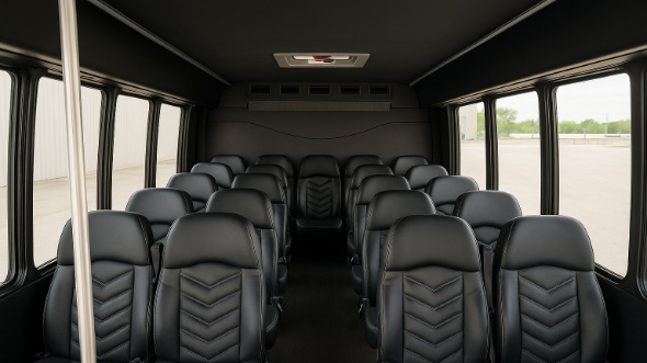 castle rock 30 passenger minibus interior