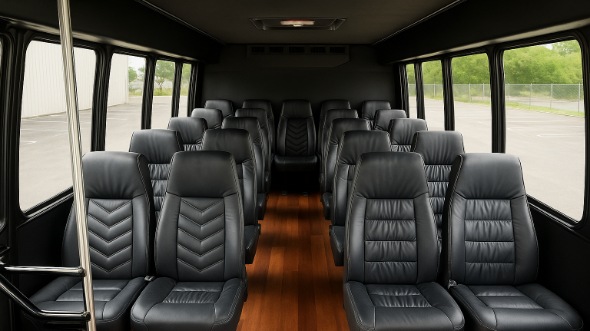 castle rock 35 passenger minibus inside