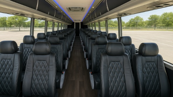castle rock 56 passenger charter bus