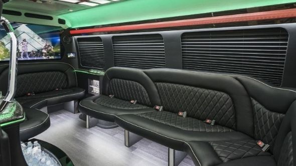 castle rock sprinter limo rental inside